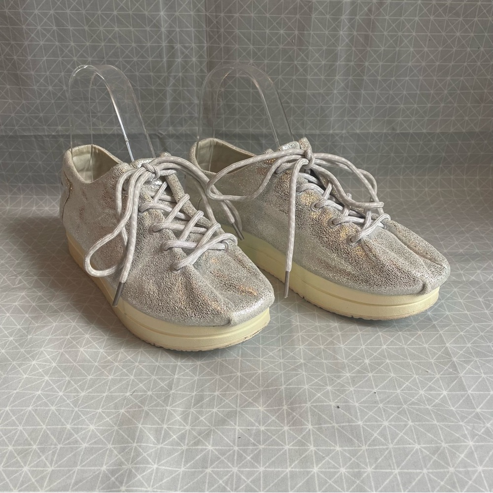 DRK Dorko Hungary Silver Geisha Platform Sneakers 38